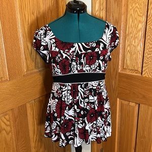 Speechless Brand Scoop Neck Peasant Blouse